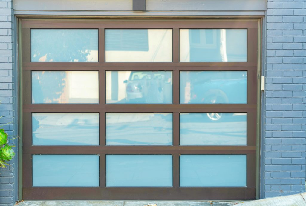 glass garage doors